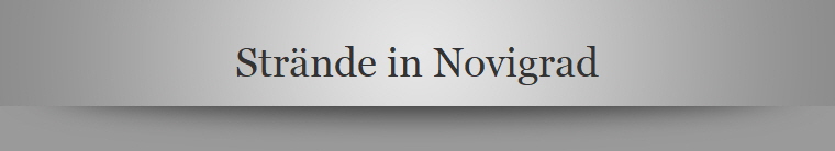 Strnde in Novigrad